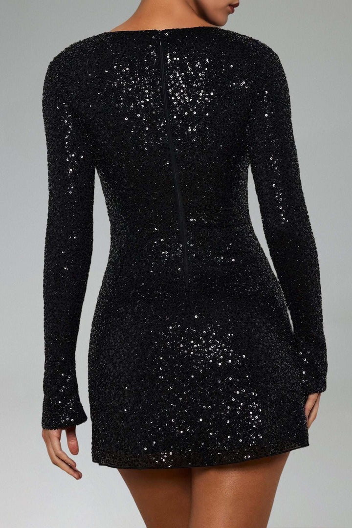 Zwina Embellished A-Line Mini Dress - Zwina Designs